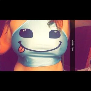 Super cute edc type neck tie shirt